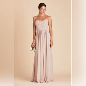 NWT - BIRDY GREY - GRACE CONVERTIBLE DRESS - CHIFFON TAUPE